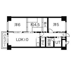 新琴似駅 徒歩3分 11階の物件間取画像